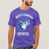 West Canaan Coyotes retro Tシャツ (正面)