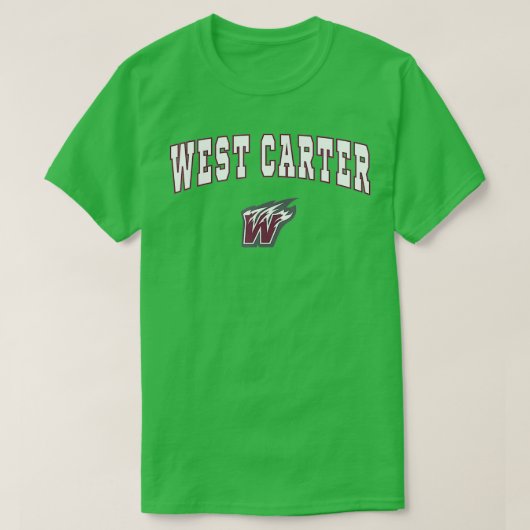 West Carter High School Comets  Tシャツ (デザイン正面)