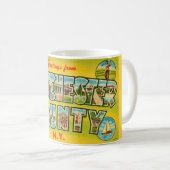 West Chester County  NY Retro Mug コーヒーマグカップ (正面右)