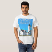 West Chop Light house, Marthas Vineyard T-Shirt Tシャツ (正面フル)