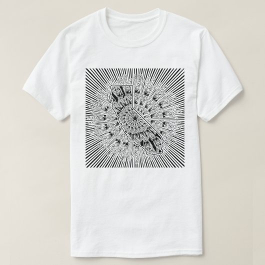 West Coast Love Tシャツ (デザイン正面)