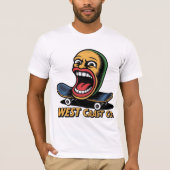 West Coast Skateboard Art Tシャツ (正面)
