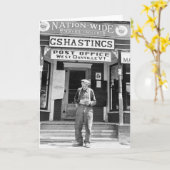 West Danville, VT, Post Office, 1940s カード (黄色い花)