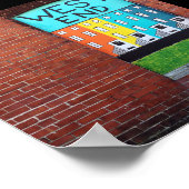 west end city wall art ポスター (角)