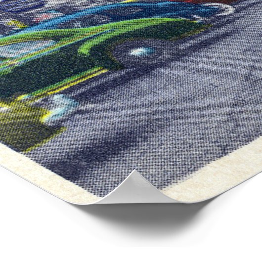 West First通りビジネスセクションシーン ポスター (角)