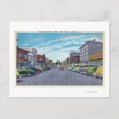 West First通りビジネスセクションシーン ポストカード (正面)