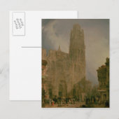 West Front of Notre Dame, Rouen ポストカード (正面/裏面)