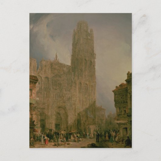 West Front of Notre Dame, Rouen ポストカード (正面)