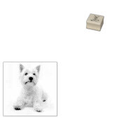 West Highland Terrier ラバースタンプ (押印)