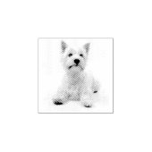 West Highland Terrier ラバースタンプ (インプリント)