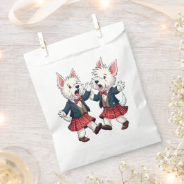 West Highland Terrier Dancing Scottish Ceilidh  フェイバーバッグ