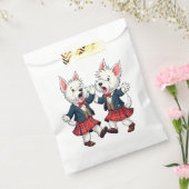 West Highland Terrier Dancing Scottish Ceilidh  フェイバーバッグ (封をした状態)