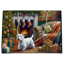 West Highland Terrier Large Gift Bag ラージペーパーバッグ