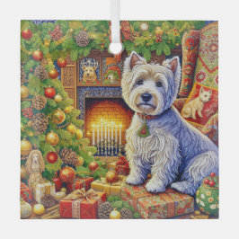 West Highland Terrier Ornament ガラスオーナメント