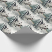 West Highland Terrier Scenic Road Trip Gift Wrap ラッピングペーパー (角)