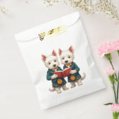West Highland Terriers Burns Supper Reading Poetry フェイバーバッグ (封をした状態)