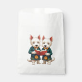West Highland Terriers Burns Supper Reading Poetry フェイバーバッグ (正面)