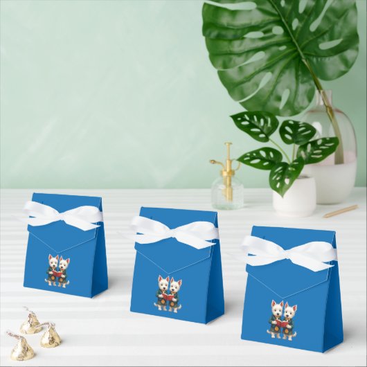 West Highland Terriers Burns Supper Reading Poetry フェイバーボックス (複数)