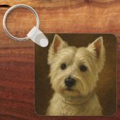 West Highland White Terrier キーホルダー (正面)