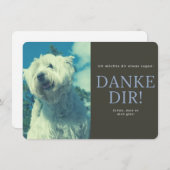 West Highland White Terrier サンキューカード (正面/裏面)