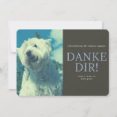 West Highland White Terrier サンキューカード (正面)