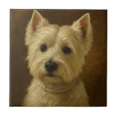 West Highland White Terrier タイル (正面)