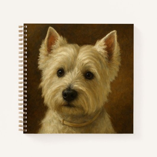 West Highland White Terrier ノートブック (正面)