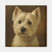 West Highland White Terrier マグネット (正面)