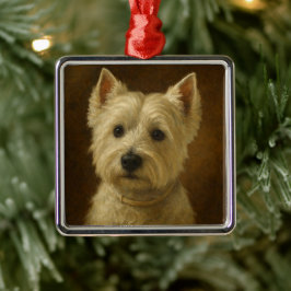 West Highland White Terrier メタルオーナメント