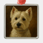 West Highland White Terrier メタルオーナメント (正面)
