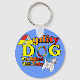 West_Highland_White_Terrier_機敏性 キーホルダー