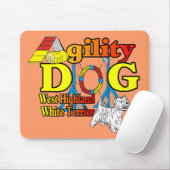 West_Highland_White_Terrier_機敏性 マウスパッド (マウス)