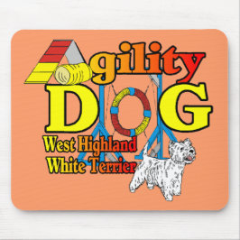West_Highland_White_Terrier_機敏性 マウスパッド