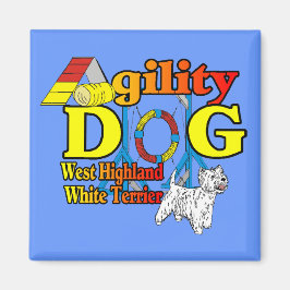 West_Highland_White_Terrier_機敏性 マグネット