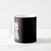 West Highland White Terrier Christmas Graphics Dog コーヒーマグカップ (正面左)