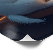 West Highland White Terrier Christmas Morning View ポスター (コーナー)