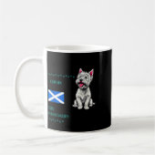 West Highland White Terrier Origin Funny Westie Do コーヒーマグカップ (左)