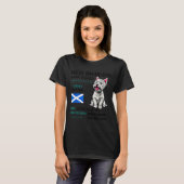 West Highland White Terrier Origin Funny Westie Do Tシャツ (正面フル)