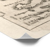 West Indies Antique Map ポスター (角)