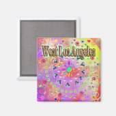 West Los Angeles Lucky Golden Magnet マグネット (正面/裏面)