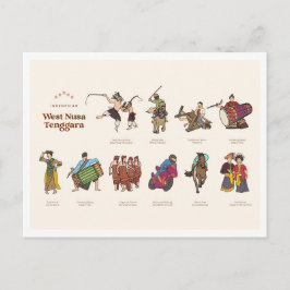 West Nusa Tenggara Indonesia Travel ポストカード