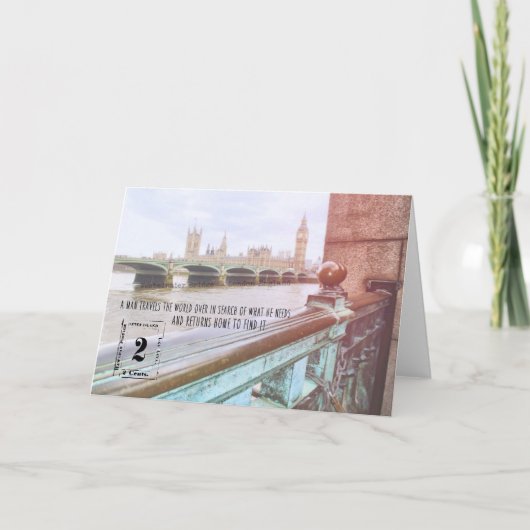 WEST OF THE THAMES Greeting Card サンキューカード (正面)