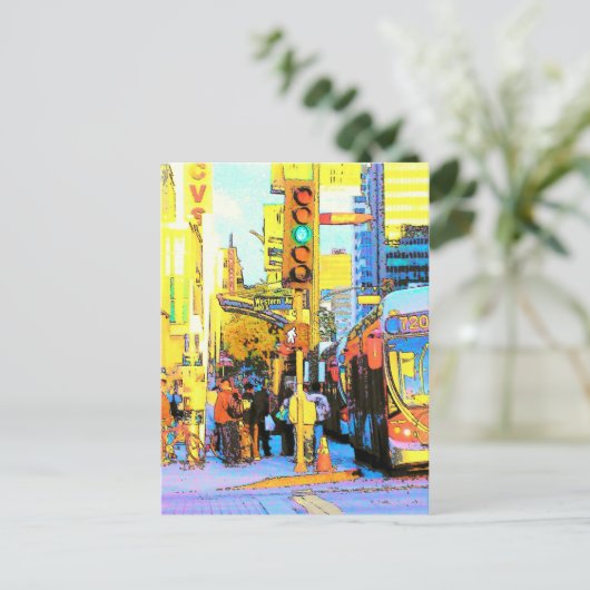 West on Wilshire – ポストカード (スタンド正面)