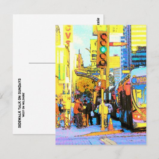 West on Wilshire – ポストカード (正面/裏面)