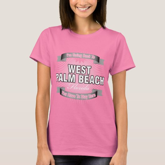 (West Palmビーチ)に戻る Tシャツ (正面)