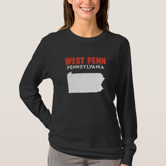 West Penn Pennsylvania USA State America Travel Tシャツ (正面)