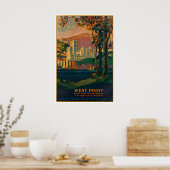 West Point Art Military Academy Print New York ポスター (キッチン)