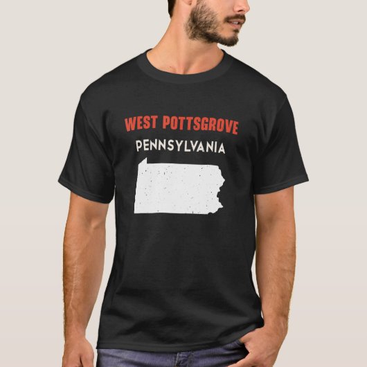 West Pottsgrove Pennsylvania USA State America Tra Tシャツ (正面)