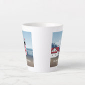 West Quoddy Head Lighthouse カフェラテマグ (正面)