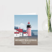West Quoddy Head Lighthouse カード (正面)